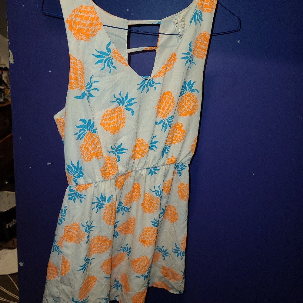 Summer Pineapple Dress